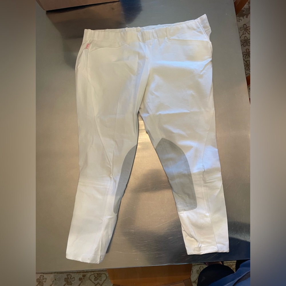 NWOT Tailored Sportsman breeches - 34 white